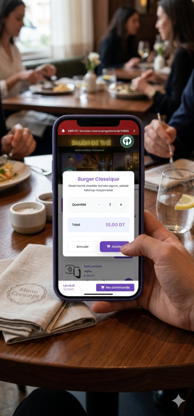 Commande à table
