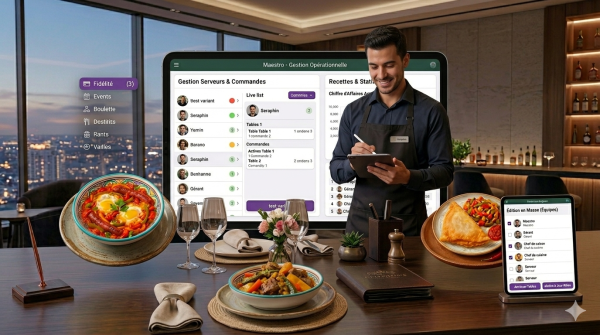 Backoffice restaurant Tunisie