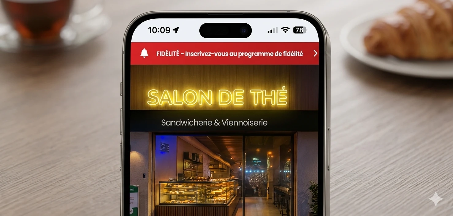 Boost Alert dans le menu client