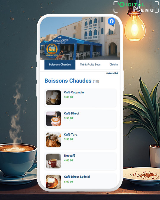 Background - Menu Digital Espace Chott