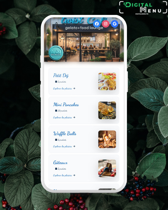 Background - Menu Digital Twist