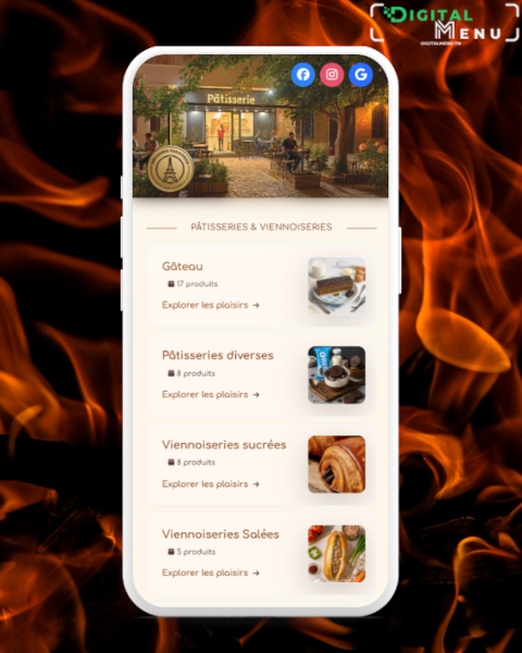 Background - Menu Digital Parisienne La Medina