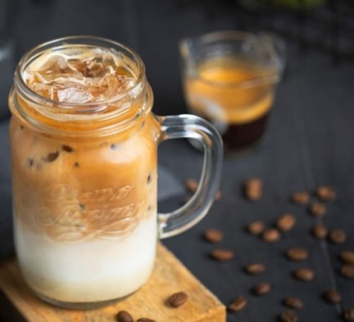 Latte au caramel