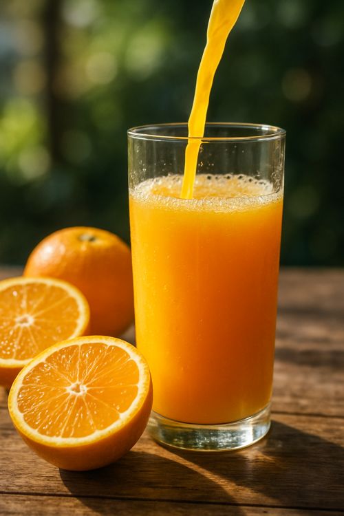 Jus d'orange frais