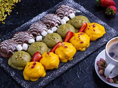 15 pcs mini pancakes