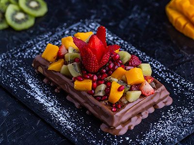 Fruit waffle