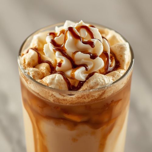 Iced toffe caramel