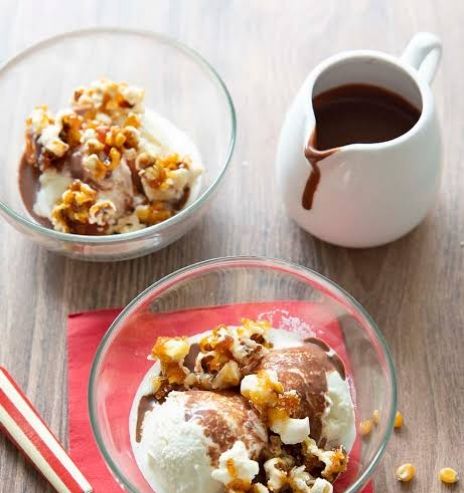 Caramel beurre salé pop-corn