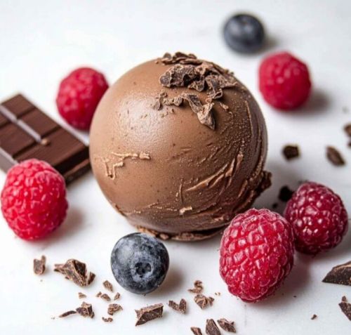 Chocolat glacé framboise