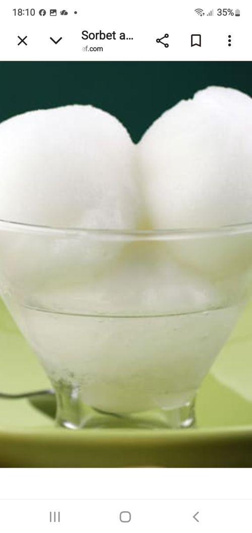Sorbet citron