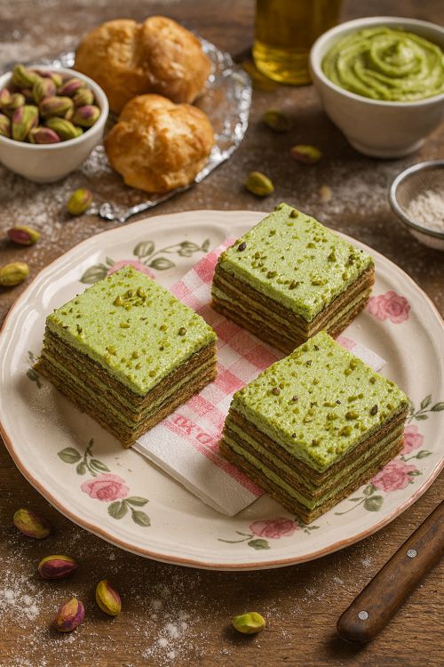 Gâteau pistache