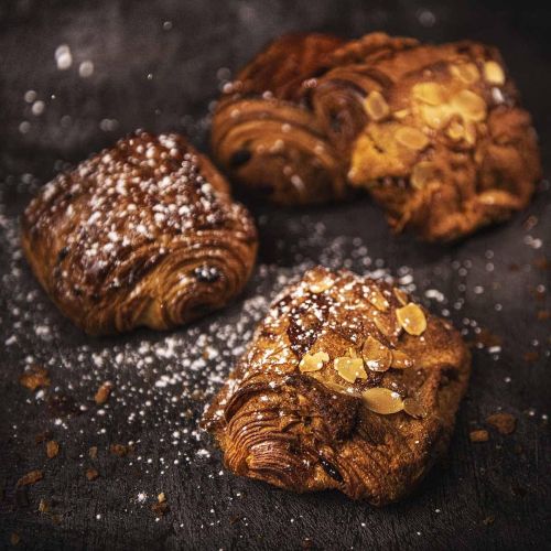 Pain au chocolat et amandes