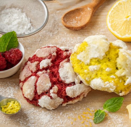 Craquelin citron framboise