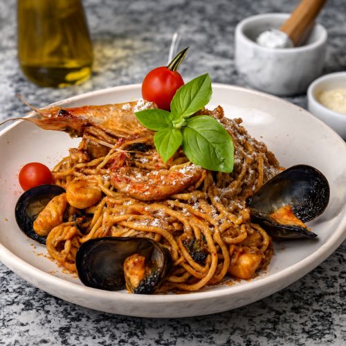 pasta aux fruits de mer