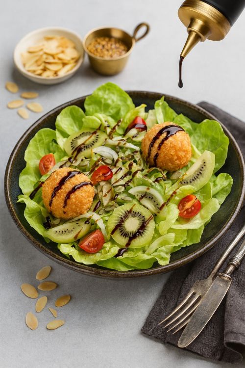 Salade royale au camembert