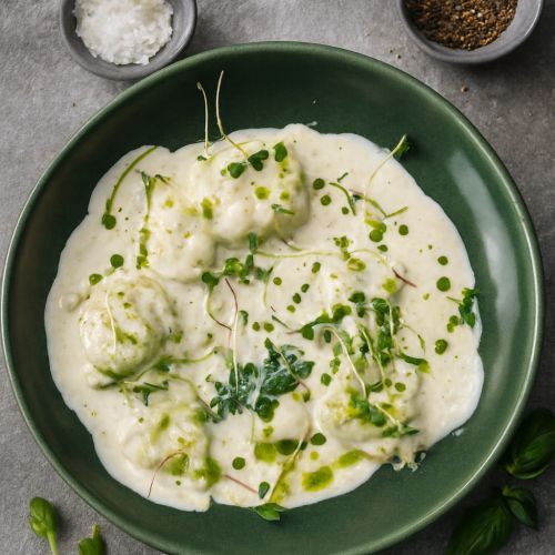 Crevette à la crème d'aneth