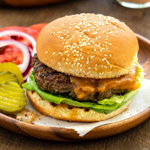 Classic beef burger