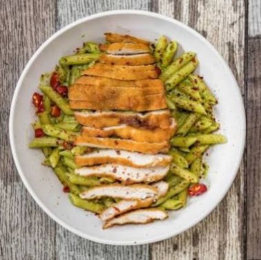 Pesto poulet pané