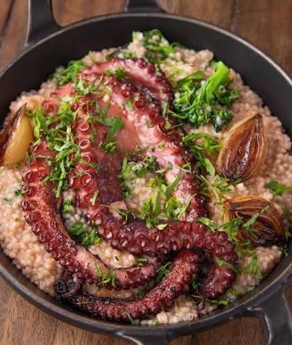 Risotto poulpe