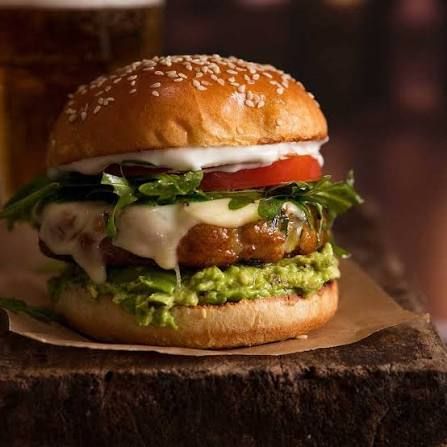 Cheesy Crunch burger
