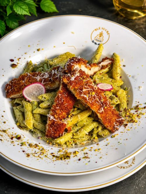 Pesto Poulet Pané