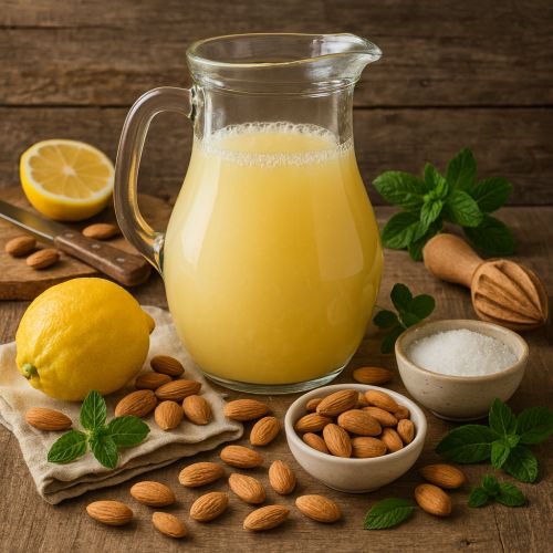 Citronnade aux amandes