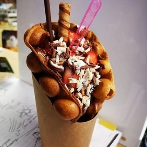 BUBBLE WAFFLE NUTELLA