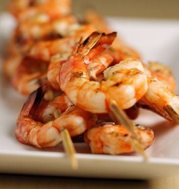 Crevettes grillées