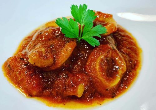 Seiche sauce rosée
