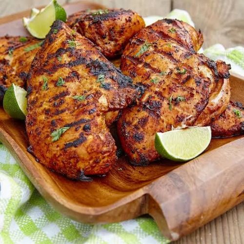 Escalope de poulet grillée