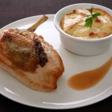 Suprême de poulet à la crème & parmesan