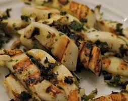 Seiche Grillé