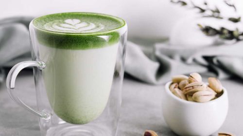 Latte pistache