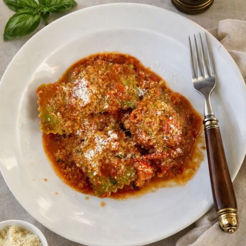 Ravioli Ricotta Épinard
