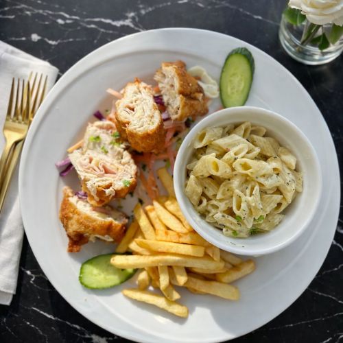 Cordon Bleu, Pâtes, Dessert