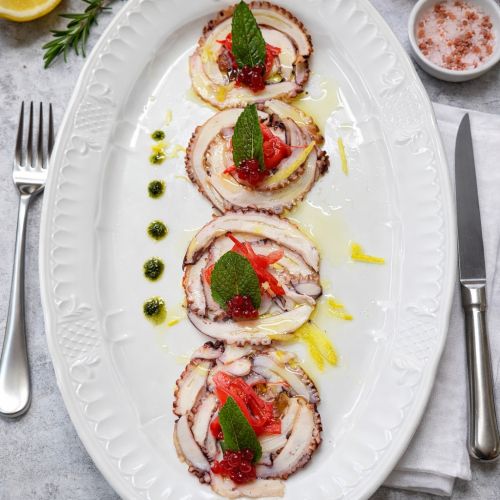 Carpaccio de Poulpe
