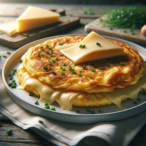 Omelette fromage