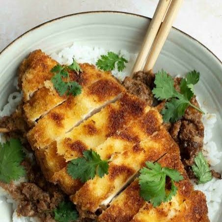 Escalope panée façon japonaise