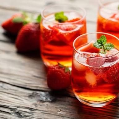Cocktail Fraise + Pomme