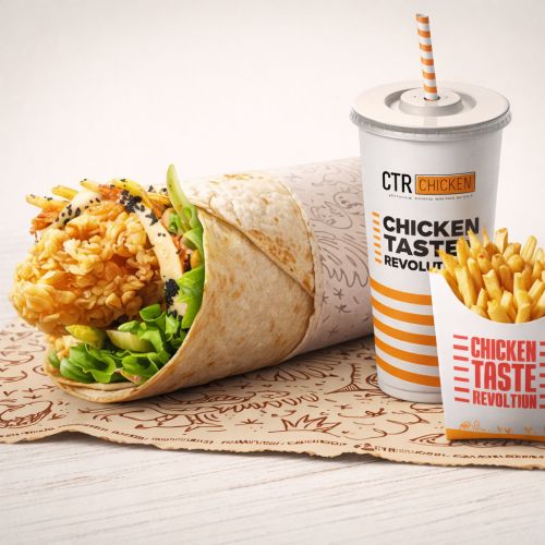 6/ Hot tornado wrap menu