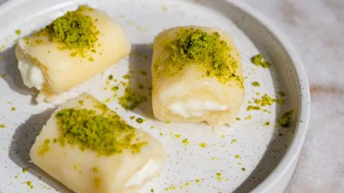 Ricotta de Béja au miel et aux pistaches