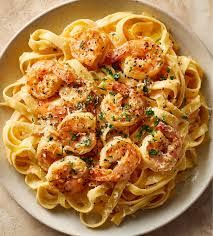 Tagliatelles aux Crevettes