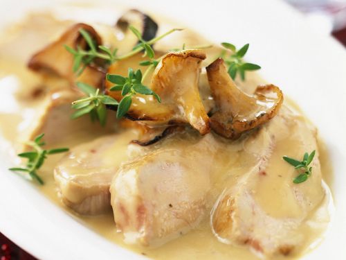 Suprêmes sauce champignons frais