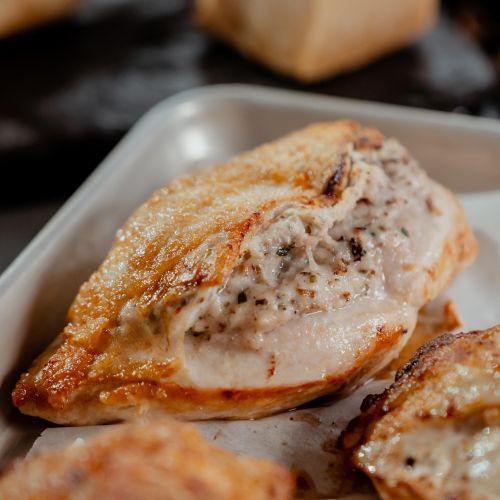 Blanc de poulet farci