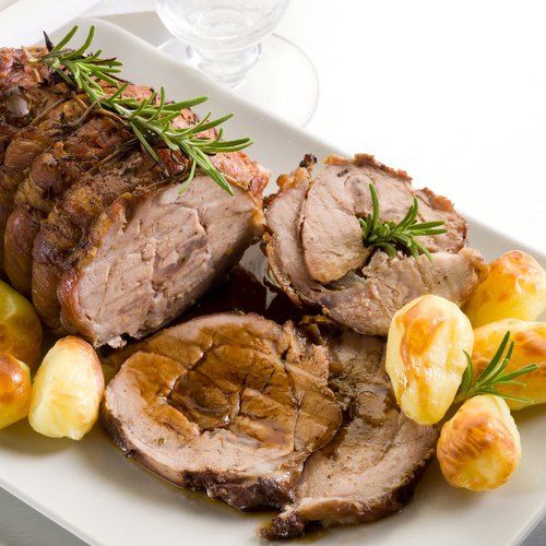 Rôti de noix de veau au feu de bois