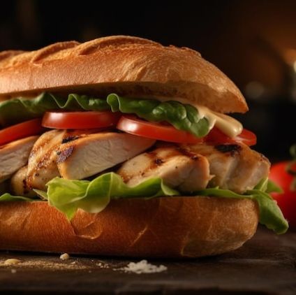 Escalope de poulet grillée