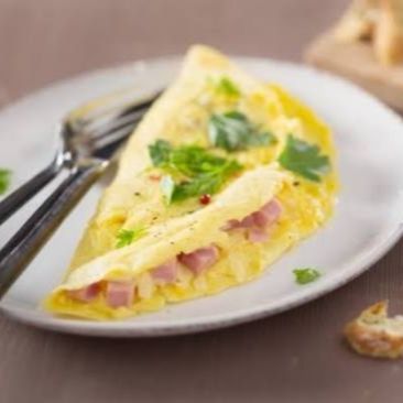 Omlette Jambon Fromage
