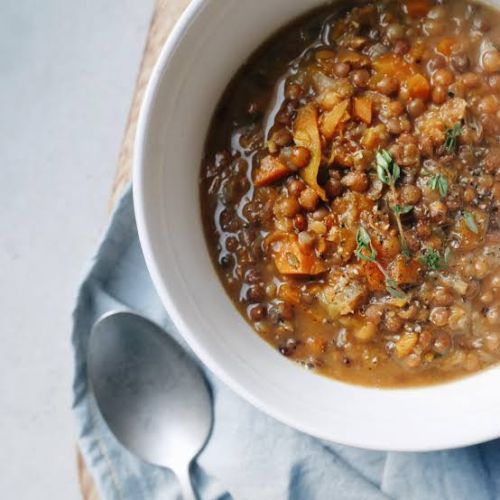 Soupe de lentilles