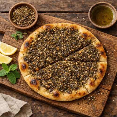 Manakish au zaatar