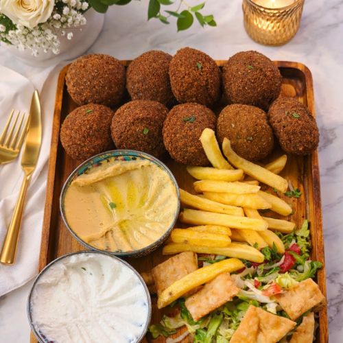 Assiette de falafel